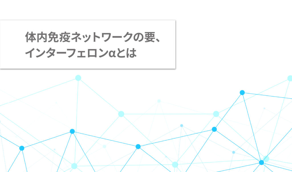 体内免疫ネットワークの要、インターフェロンαとは